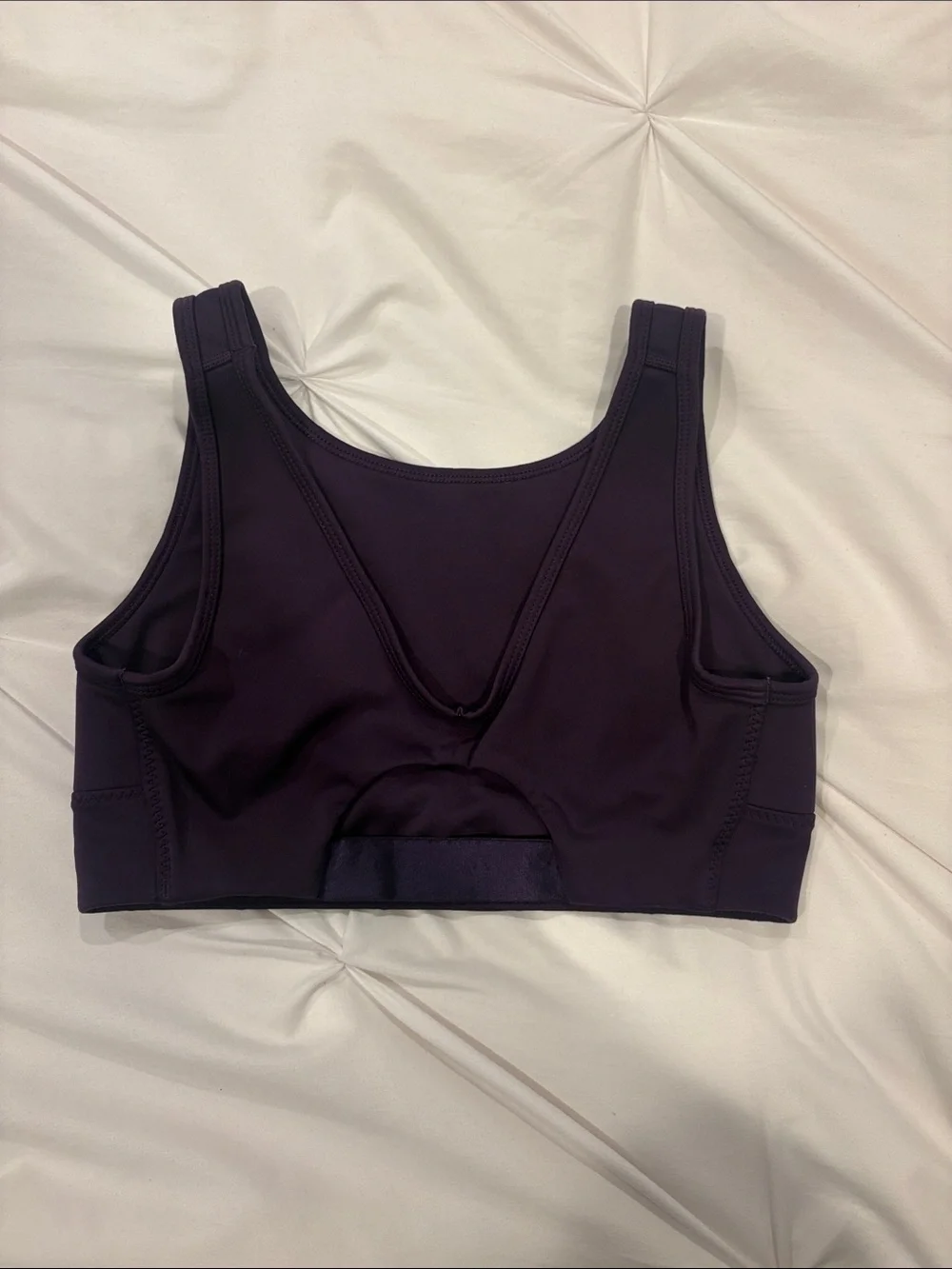 Nike Purple Sports Bra with Mint Swoosh